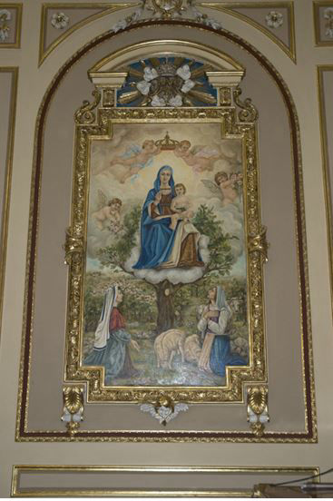 Quadro dell'apparizione della Madonna
