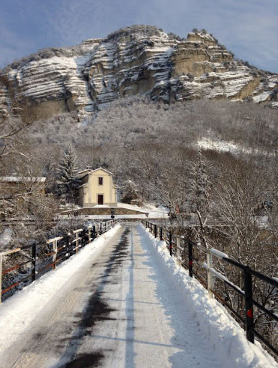 Vista dal ponte sul fiume Reno