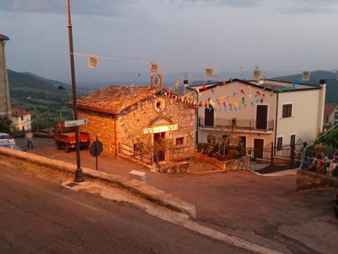 Vista panoramica in notturna