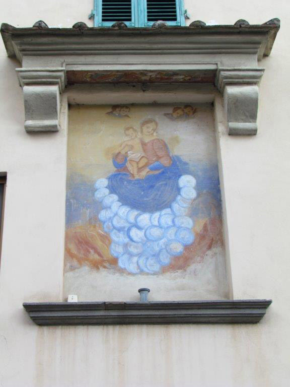 Edicola Sacra della Madonna col Bambino e 4 Angeli